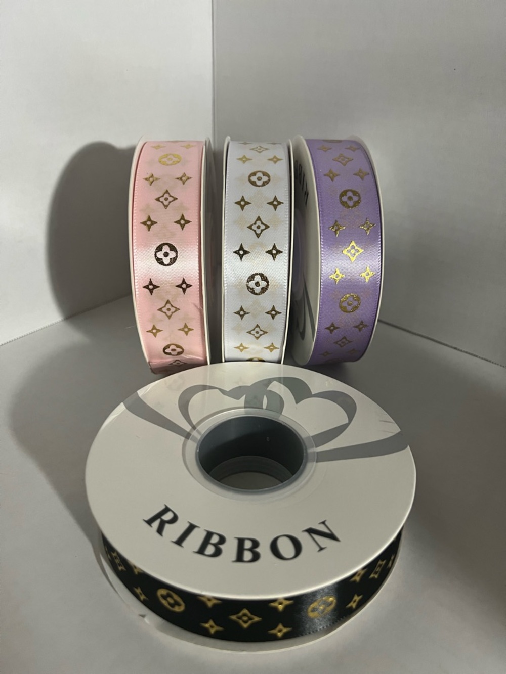 Chic Designer Ribbon Set – 400 Yards, 1-Inch Craft